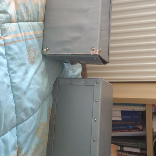 Storage boxes used, set of 2 pieces