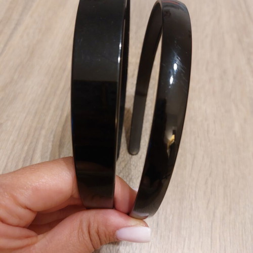 Set of 2 new black hairbands