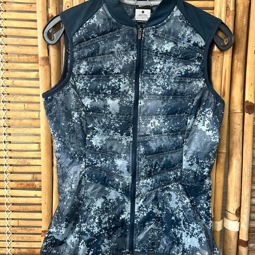 Nike Running Printed Down Vest Size S like new