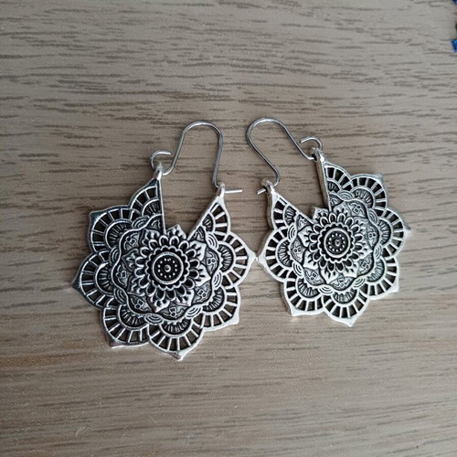 Boho earrings made of stainless steel new, unworn