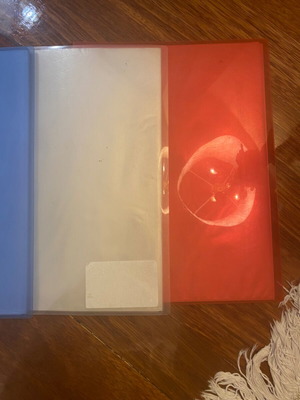 Plastic display books used, pack of 13, with 20 transparent pockets A4