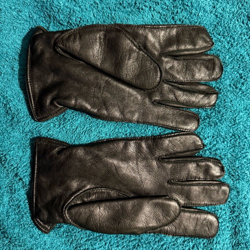 Leather gloves men's size L used