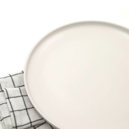 Vicko Essential semi-porcelain plates like new, pack of 6, greige