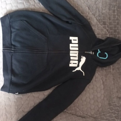Puma kids' jacket used, size 15/16 years, black