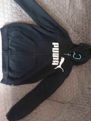 Puma kids' jacket used, size 15/16 years, black