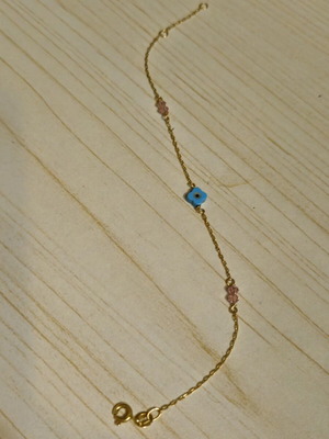 Bracelet made of 14K Italian gold like new, length 18.5 cm