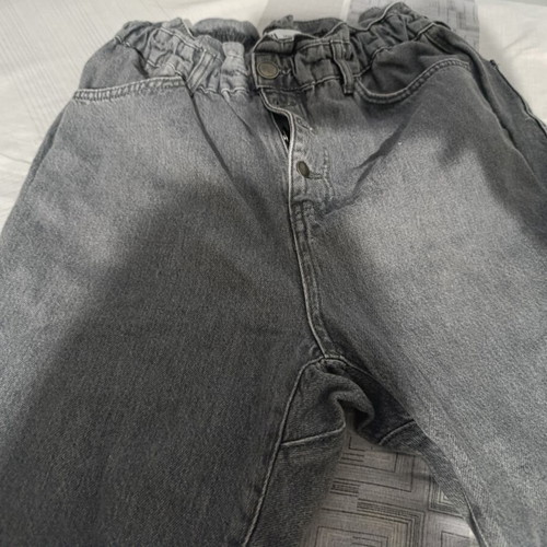 Zara gray jeans size 42 like new, elastic