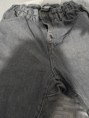 Zara gray jeans size 42 like new, elastic