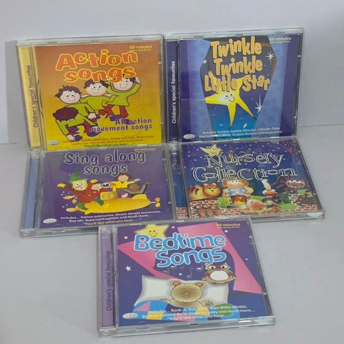 Children's Favorite Songs & Stories CD like new, pack of 5
