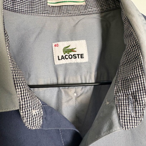 Lacoste unisex shirt two-tone size 40 in very good condition