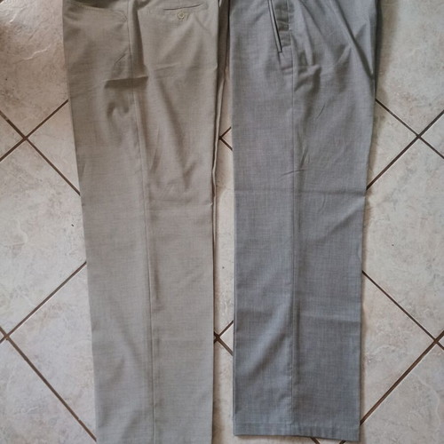 Men's pants like new, pack of 4, black and gray