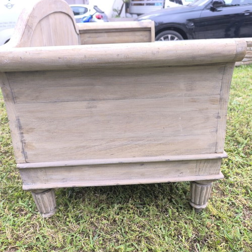 Sofas like new, set of 4, unpainted for indoor or outdoor use