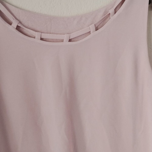 Sleeveless top pink used, airy and versatile