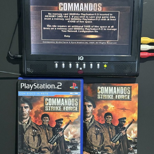 Commandos Strike Force PlayStation 2 game used