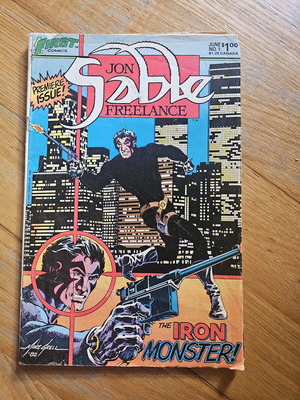 Jon Sable, Freelance #1 comic used, first issue June 1983