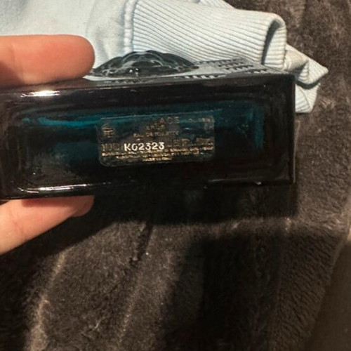 Versace bottle empty, like new