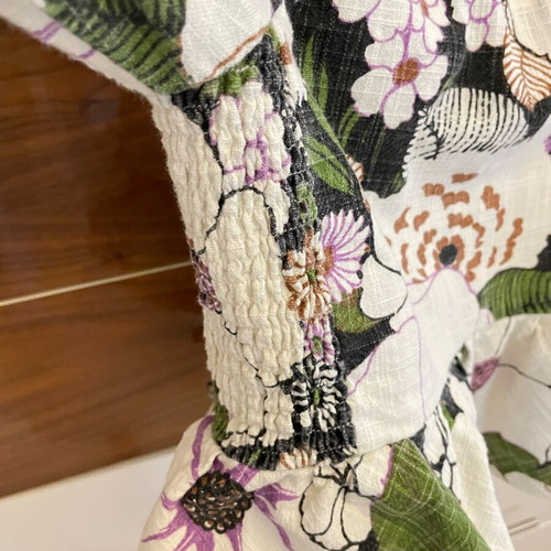 Maje top and linen skirt set like new, size M