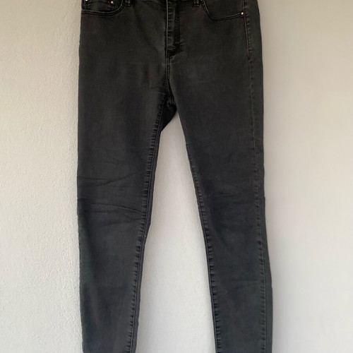 Stradivarius Black Elastic Jeans Like New, Size M to L