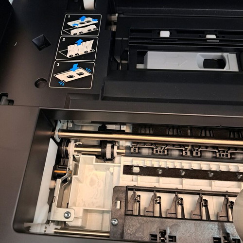 HP Officejet 5232 printer used, color multifunction inkjet