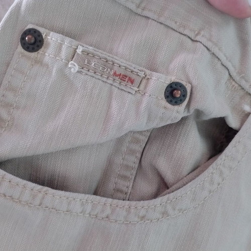 LCDN men's beige pants used, size L