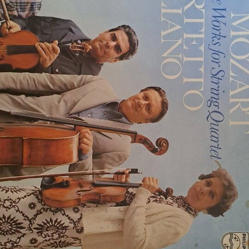 Mozart Quartetto Italiano 9 vinyl records like new, classical music