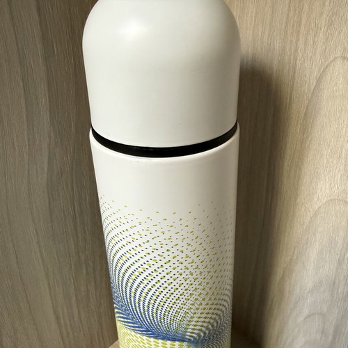Metal thermos flask