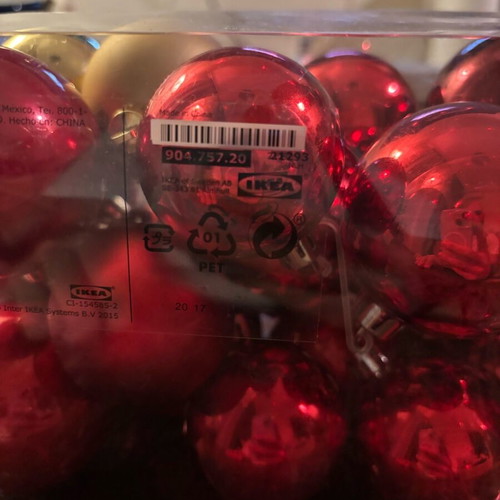 Christmas balls two packs like new