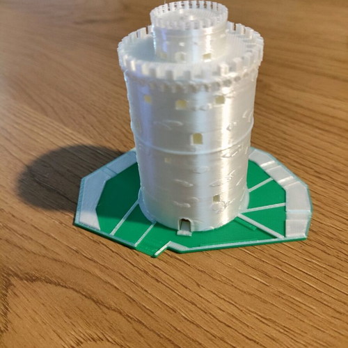 White Tower miniature new 3d print height 7 cm