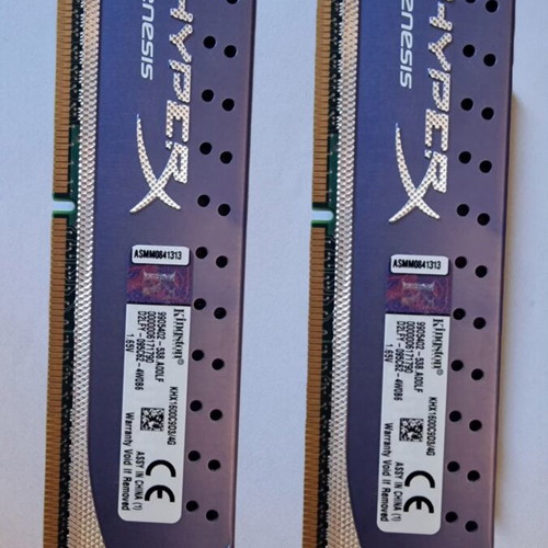 Kingston HyperX Genesis 8GB DDR3 1600MHz CL9 RAM used