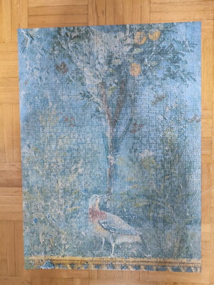 Nuova Arti Roman Fresco collectible puzzle "Bird in the Garden" like new