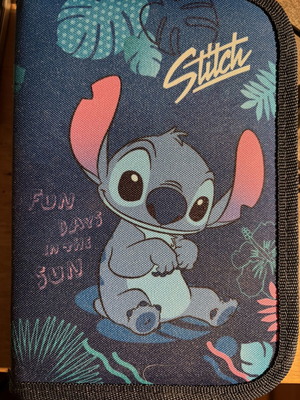 Κασετίνα παραλληλόγραμμη Coolpack Clipper Disney Stitch, μπλε