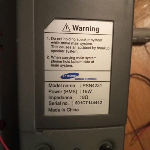 Samsung TV speakers 42 used