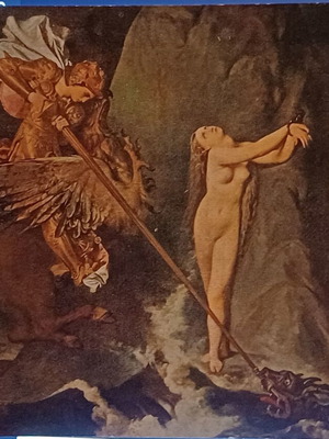 Ingres 6082 postcard like new