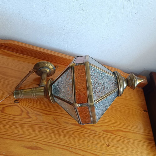 Vintage brass wall light