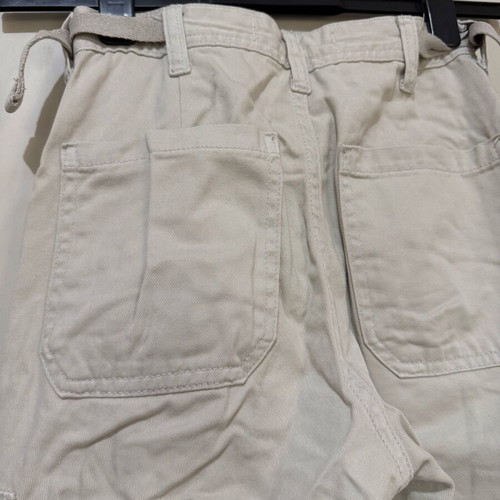 Cargo pants used beige color Stradivarius
