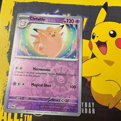 Clefable Reverse Holo Twilight Masquerade -  1,00 - Vendora.cy
