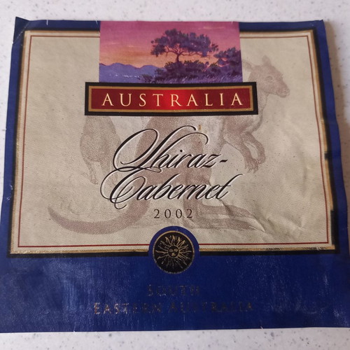 Australia Shiraz-Cabernet 2002 used