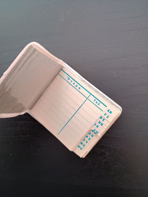 Vintage small pocket agenda bag promotional