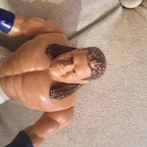 WWF Hasbro British Bulldog figure used, collectible