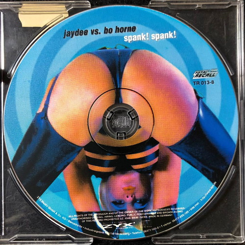 Jaydee vs. Bo Horne Spank! Spank! CD used, electronic