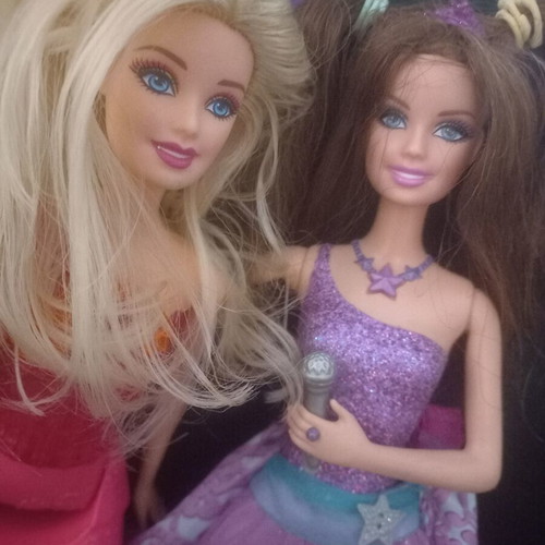 Vintage Barbie dolls pack of 4 from 2000s movies