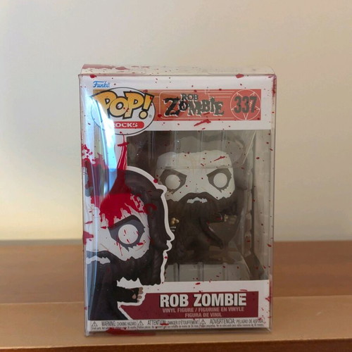 Funko Pop Rocks φιγούρα Rob Zombie νέα με ζωγραφισμένη θήκη