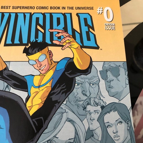 Invincible 0 comic new, Kirkman Ottley, rare Amazon Prime TV series
