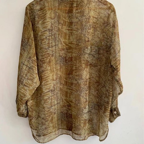 Pennyblack blouse XL fits XXL like new, beige and brown