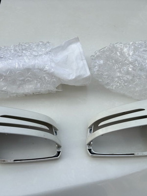 Mercedes W117 mirror cover set with PPF and flash set like new