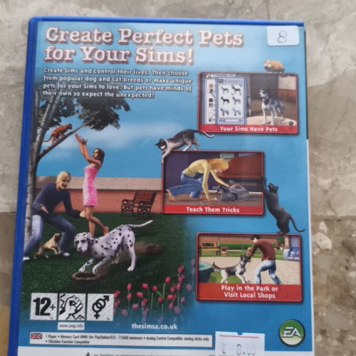 The Sims 2 Pets PS2 used, fully functional