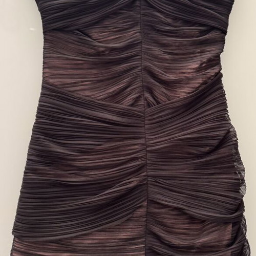 Evening mini dress Tassos Mitropoulos like new, black and nude