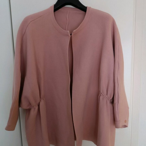 Pink jacket cardigan like new, size L