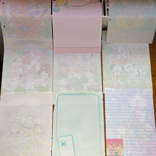 Letters used, pack from the 90s decade