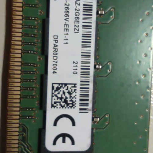 DDR4 Memory 2 x 16 GB DIMM for Desktop 32GB Micron 2666MHz like new